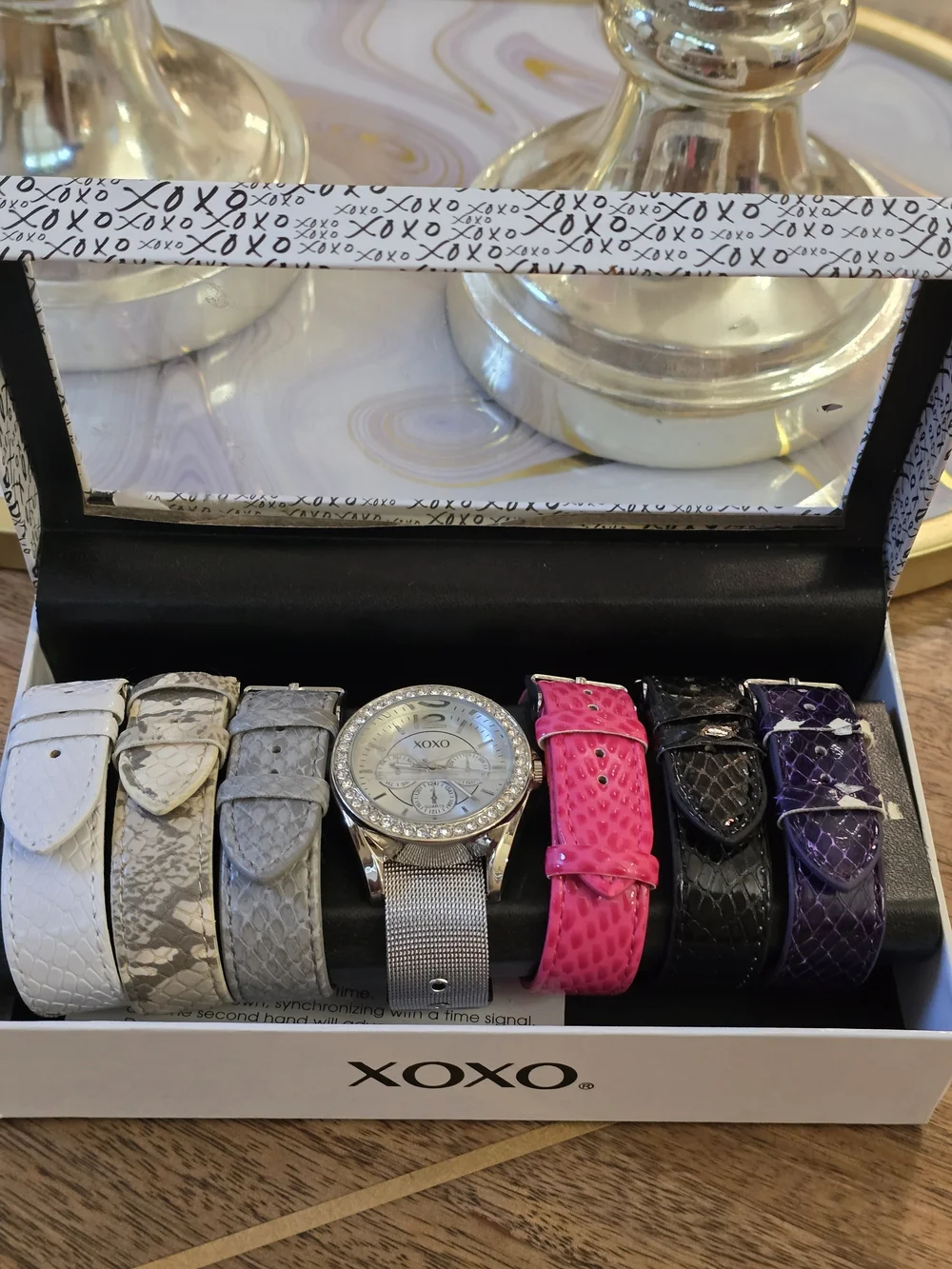 XOXO watch with 6 different straps #watch #strapswap Women Watch